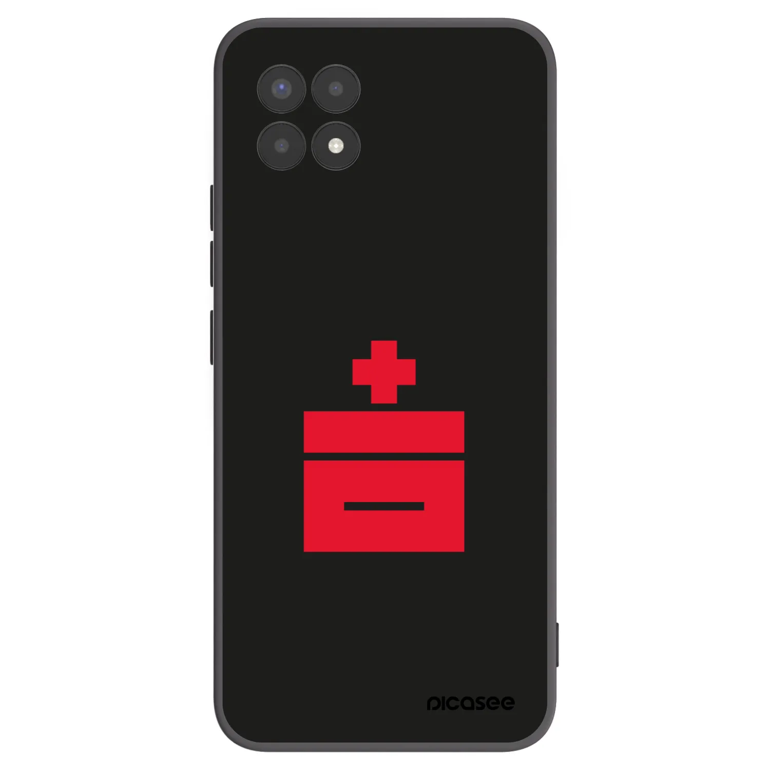 Picasee silikonový černý obal pro Realme 8i - Le Plastenciaga