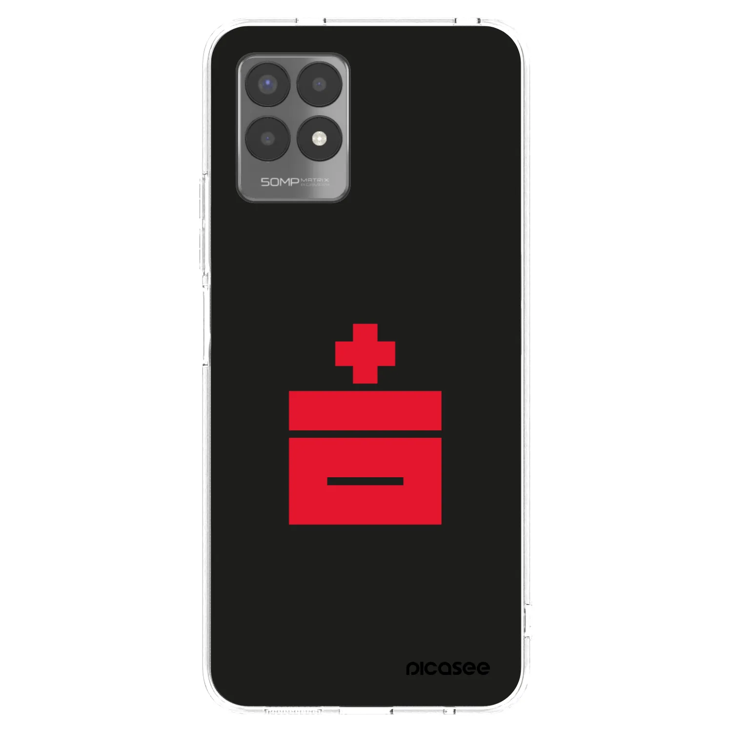 Picasee silikonový průhledný obal pro Realme 8i - Le Plastenciaga