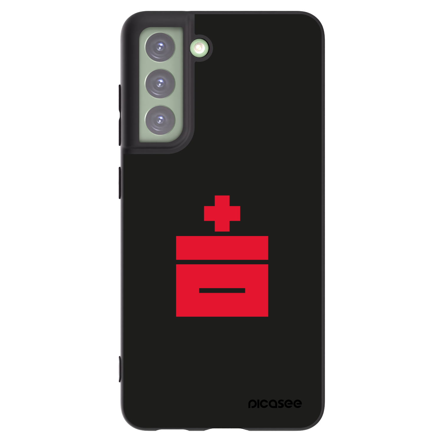 Picasee silikonový černý obal pro Samsung Galaxy S21 FE 5G - Le Plastenciaga