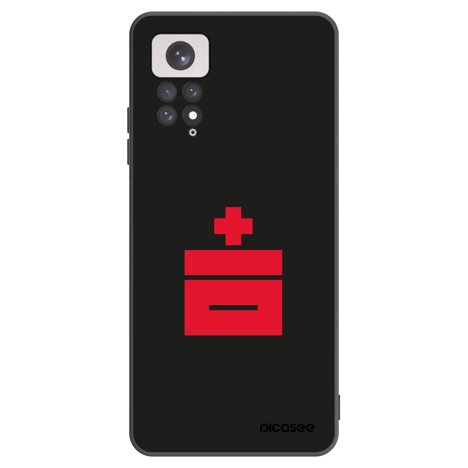 Picasee silikonový černý obal pro Xiaomi Redmi Note 11 - Le Plastenciaga
