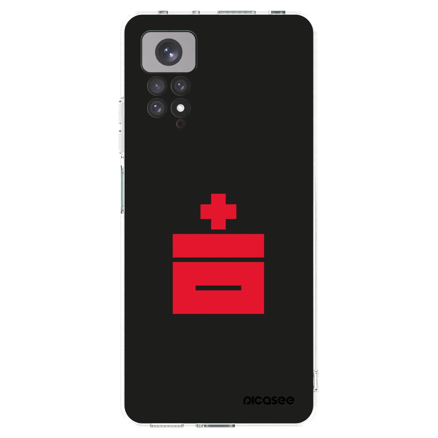 Picasee silikonový průhledný obal pro Xiaomi Redmi Note 11 - Le Plastenciaga