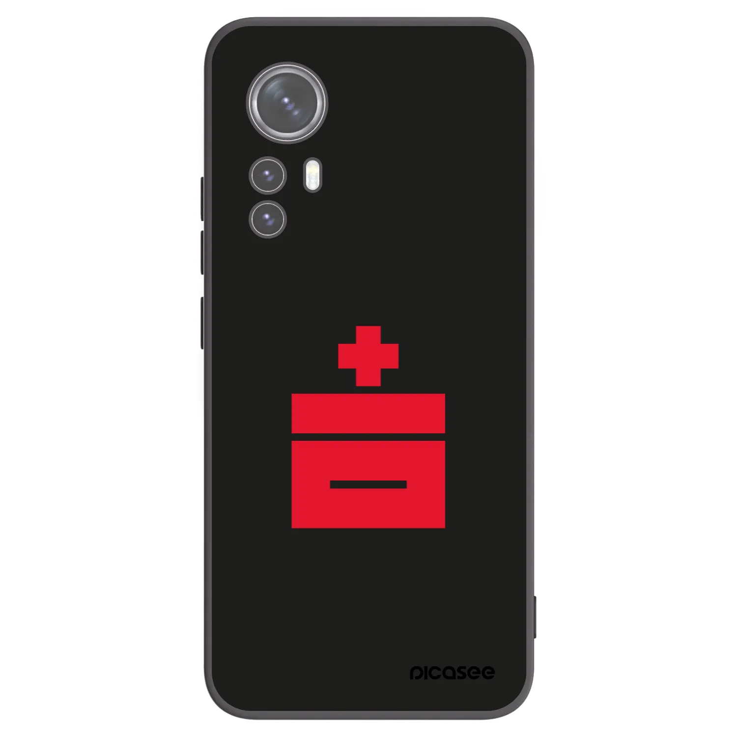 Picasee silikonový černý obal pro Xiaomi 12 - Le Plastenciaga