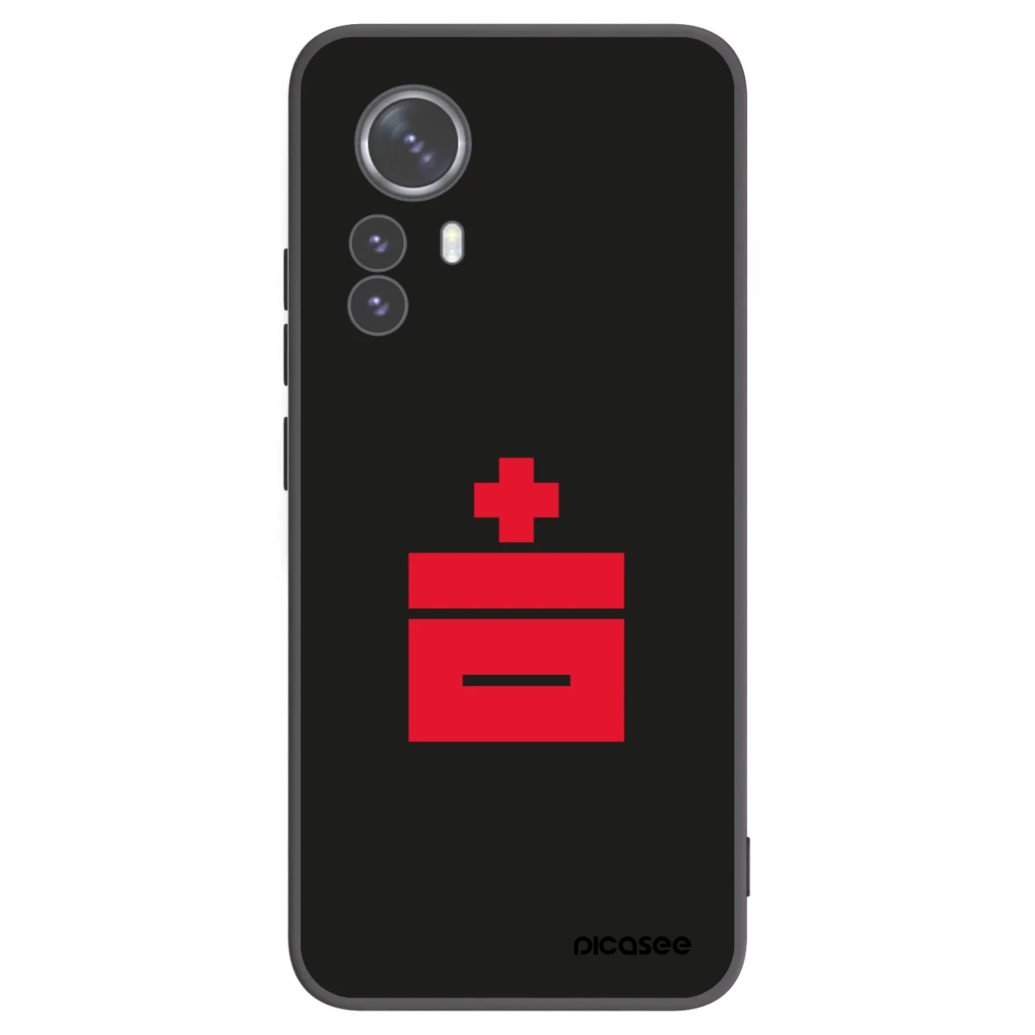 Picasee silikonový černý obal pro Xiaomi 12 Pro - Le Plastenciaga