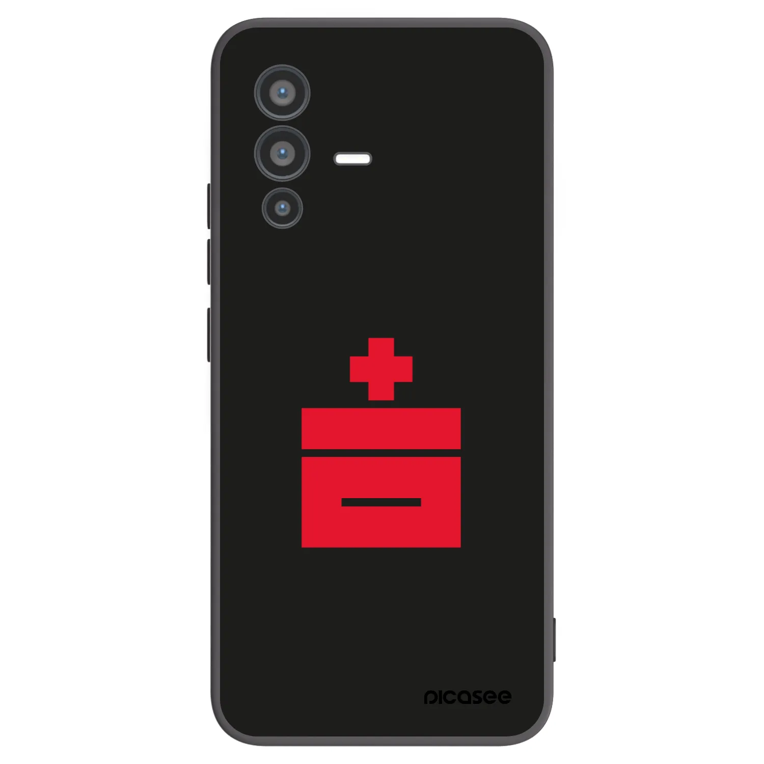 Picasee silikonový černý obal pro Vivo V23 5G - Le Plastenciaga