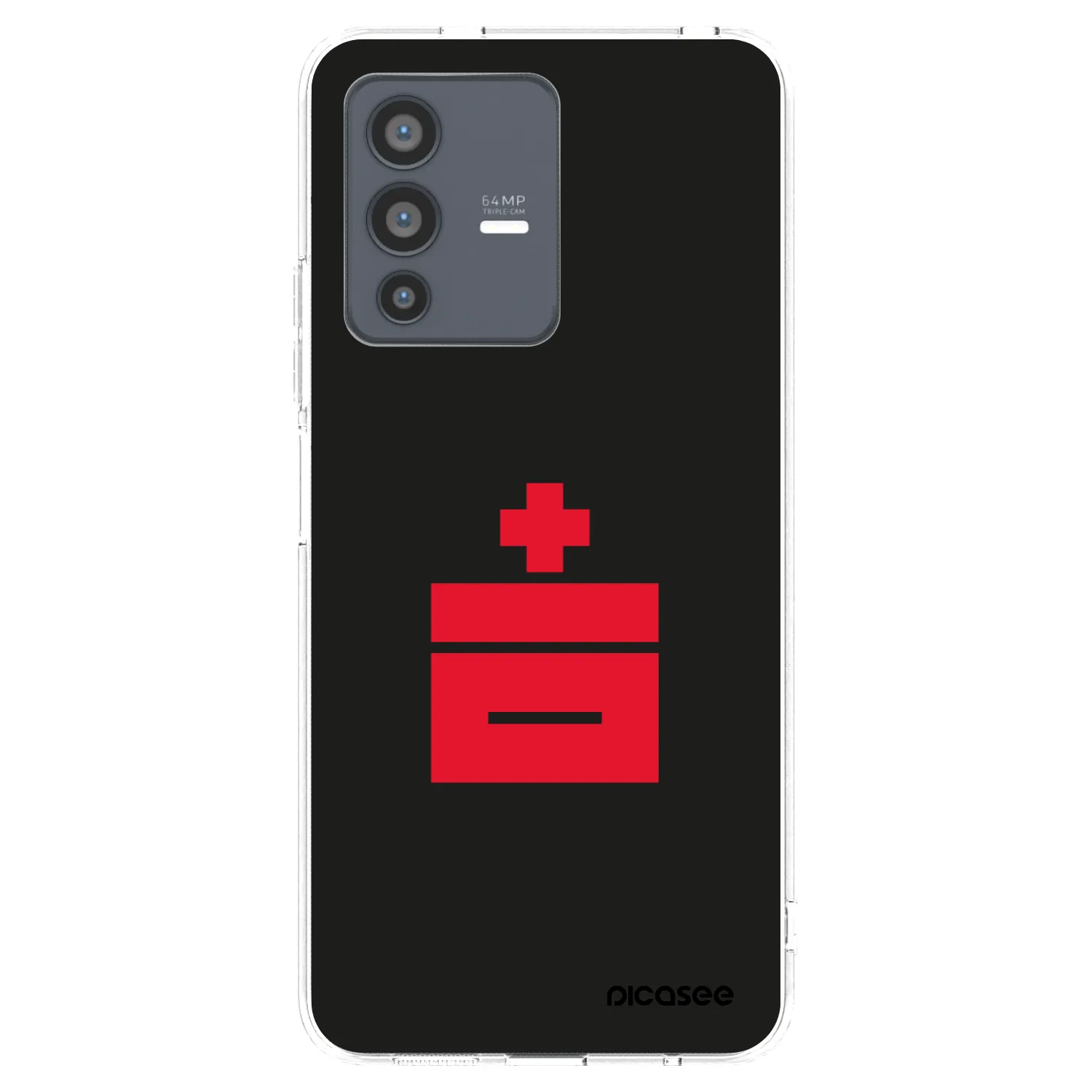 Picasee silikonový průhledný obal pro Vivo V23 5G - Le Plastenciaga