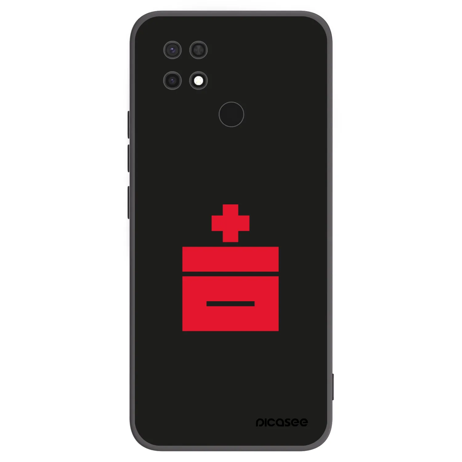 Picasee silikonový černý obal pro Xiaomi Redmi 10C - Le Plastenciaga