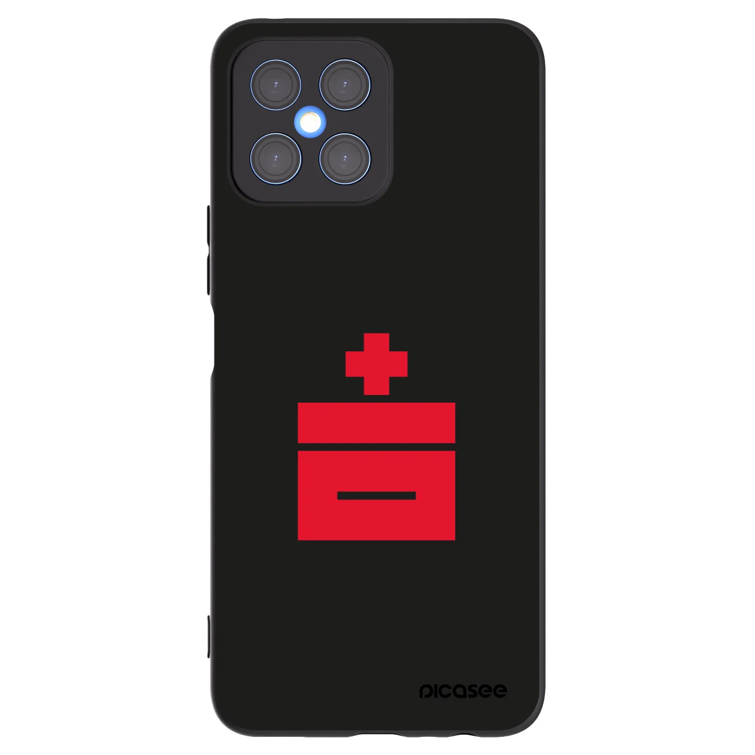 Picasee silikonový černý obal pro Honor X8 4G - Le Plastenciaga