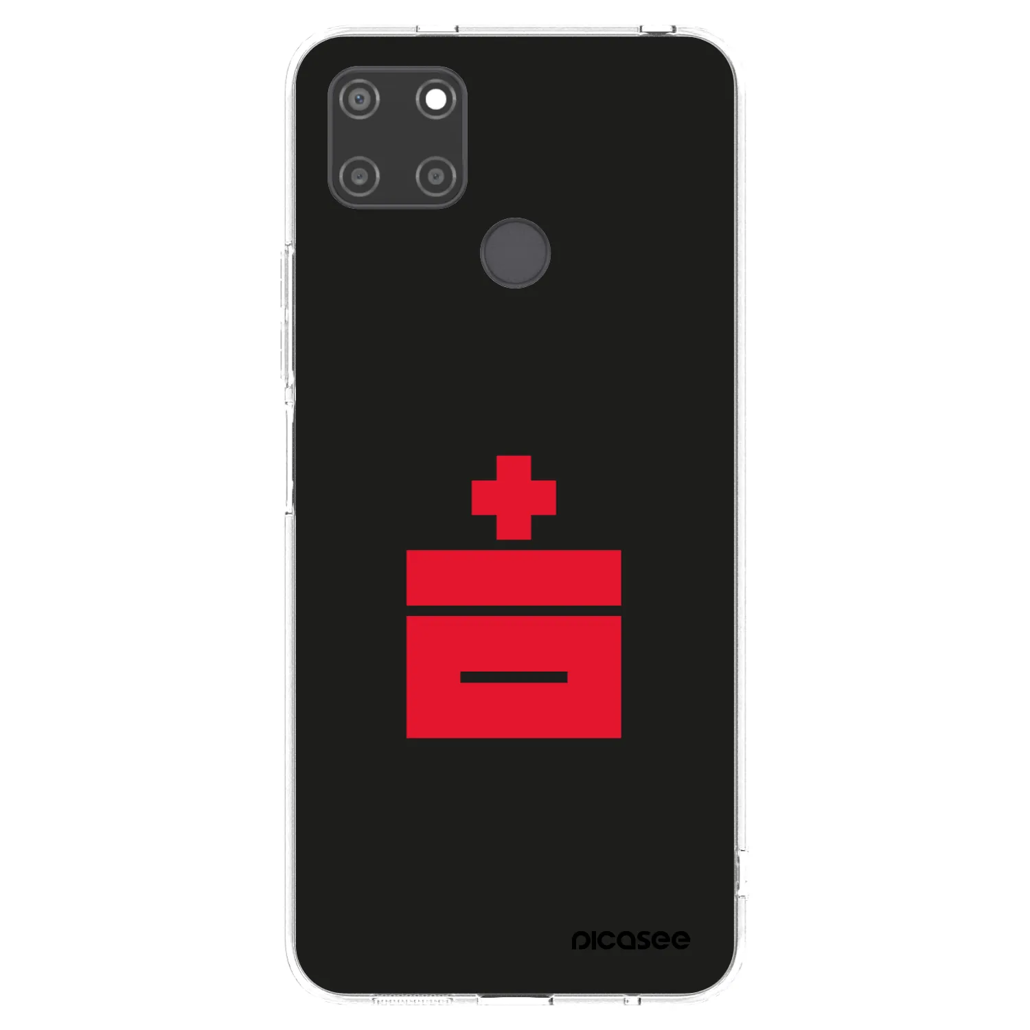 Picasee silikonový průhledný obal pro Realme C21Y - Le Plastenciaga