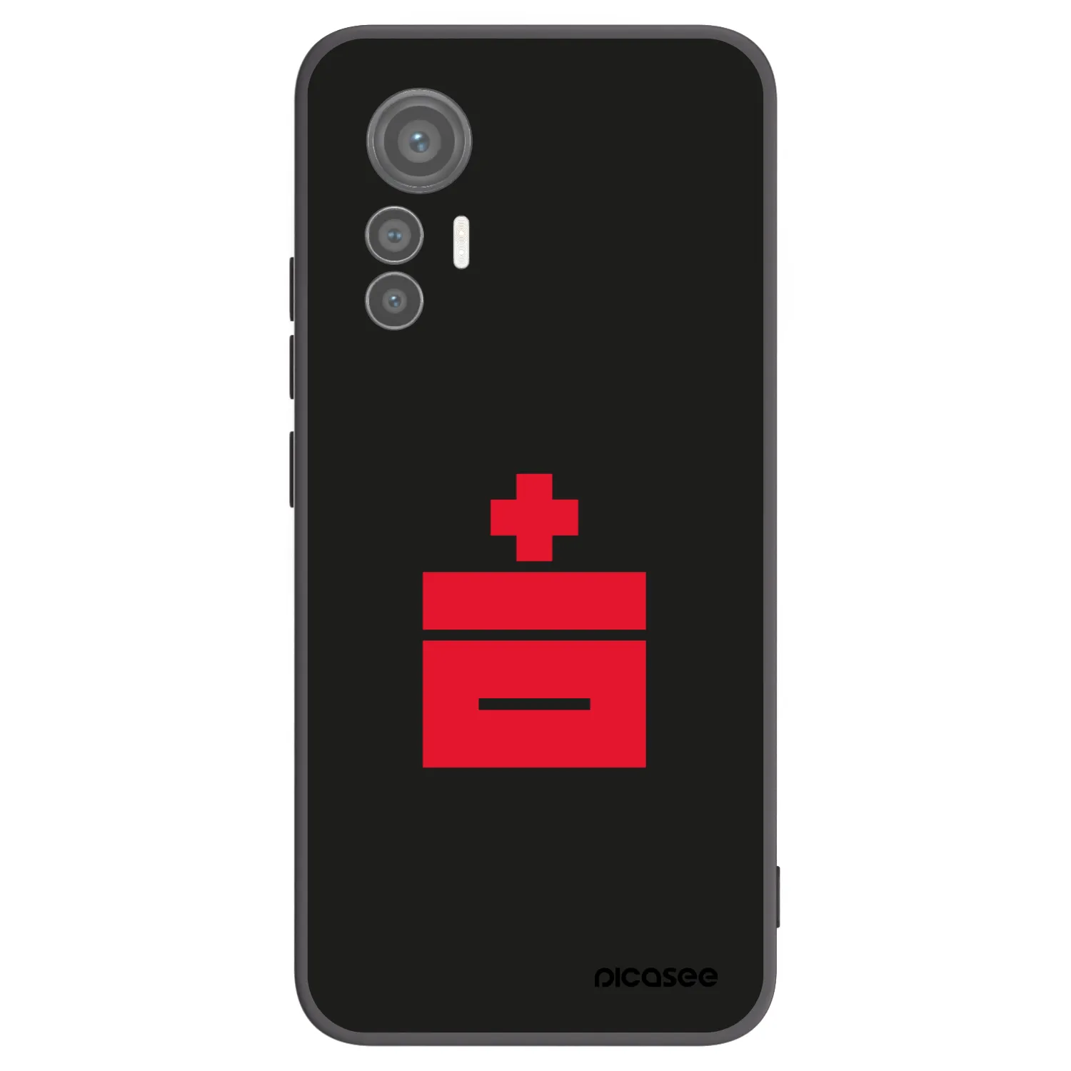 Picasee silikonový černý obal pro Xiaomi 12 Lite - Le Plastenciaga
