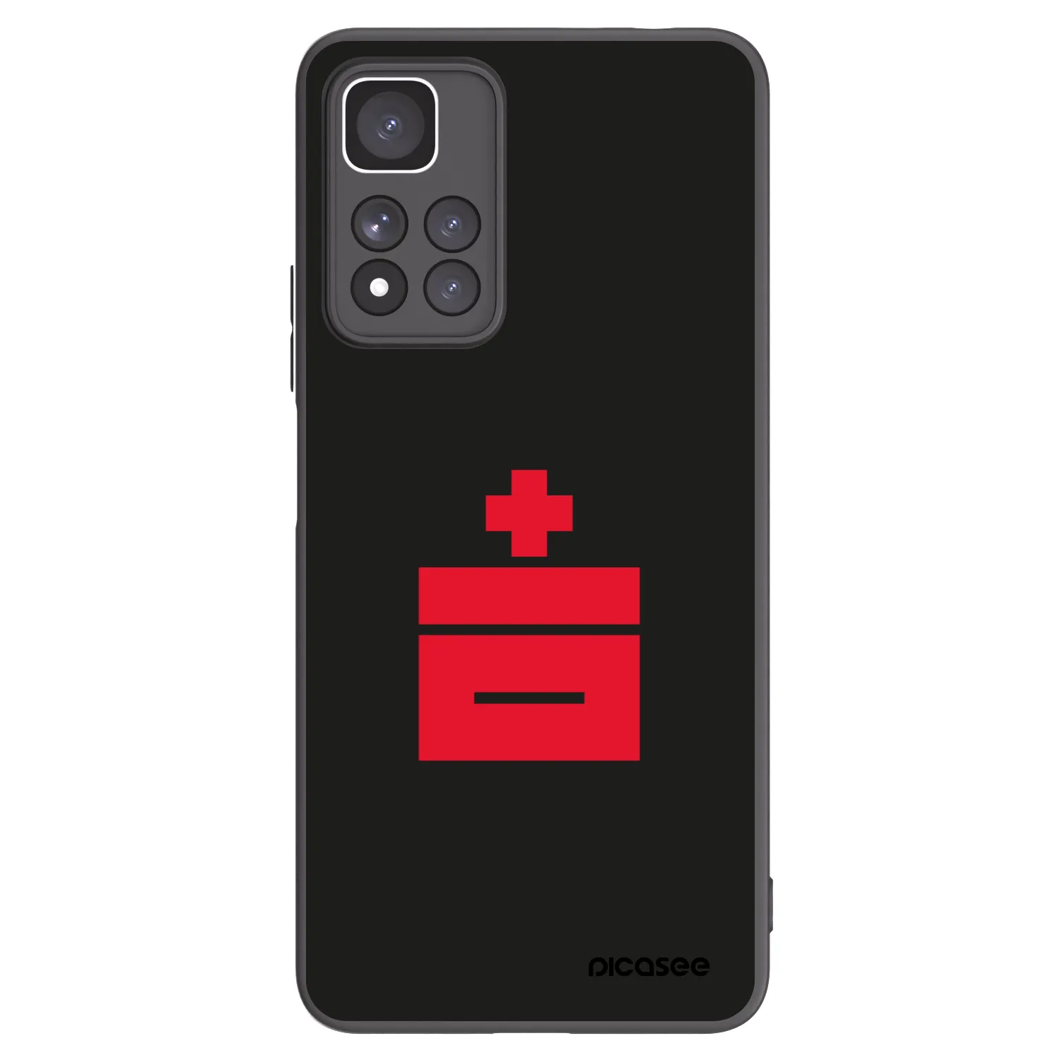 Picasee silikonový černý obal pro Xiaomi Redmi Note 11 Pro+ 5G - Le Plastenciaga