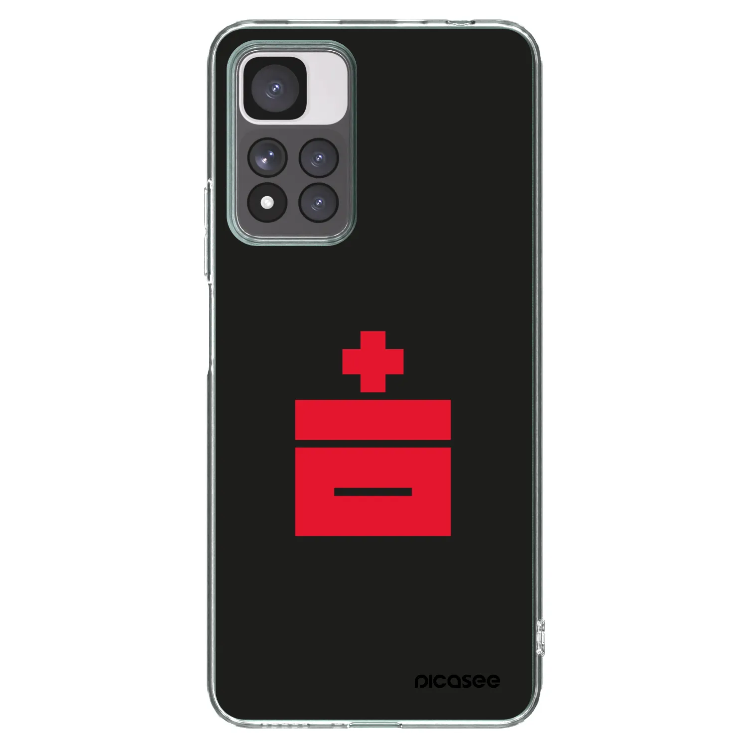 Picasee silikonový průhledný obal pro Xiaomi Redmi Note 11 Pro+ 5G - Le Plastenciaga
