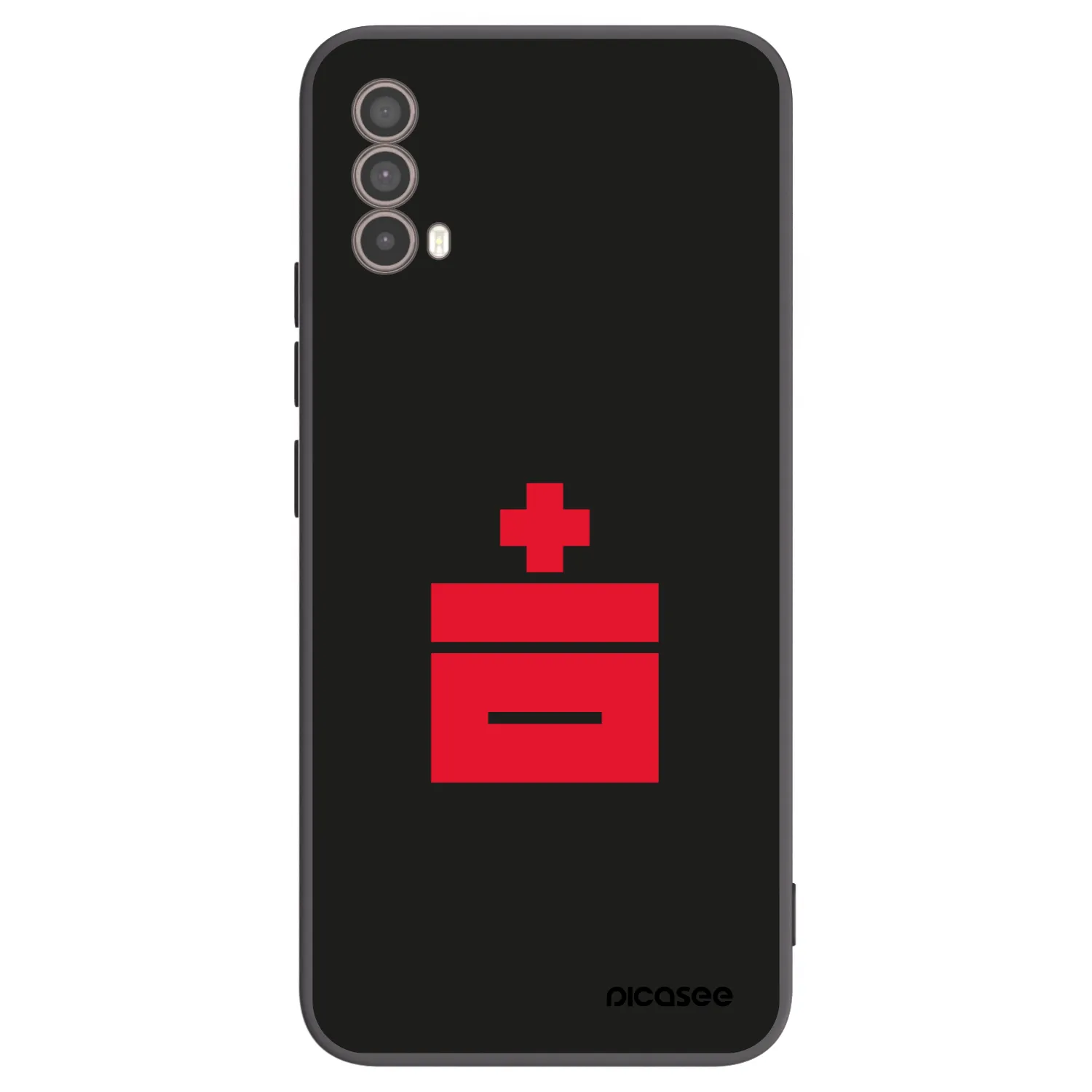 Picasee silikonový černý obal pro Motorola Moto E40 - Le Plastenciaga