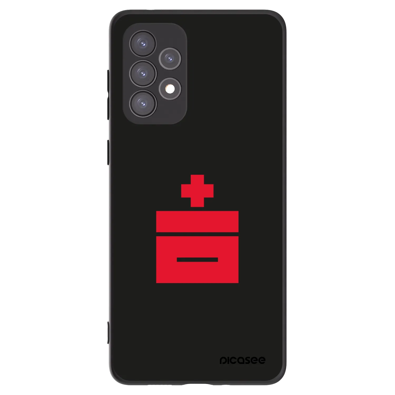 Picasee silikonový černý obal pro Samsung Galaxy A73 5G - Le Plastenciaga