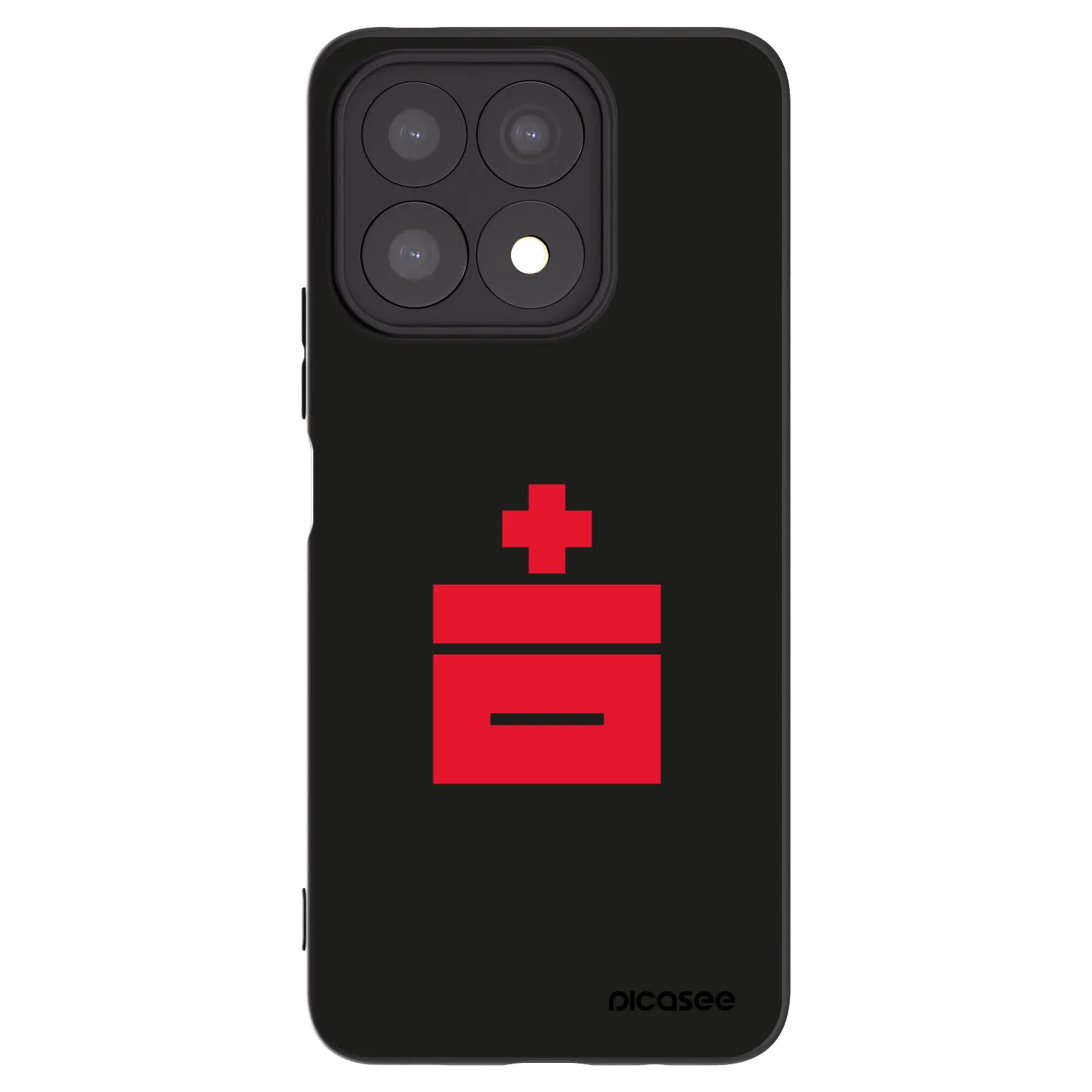 Picasee silikonový černý obal pro Honor X8a - Le Plastenciaga