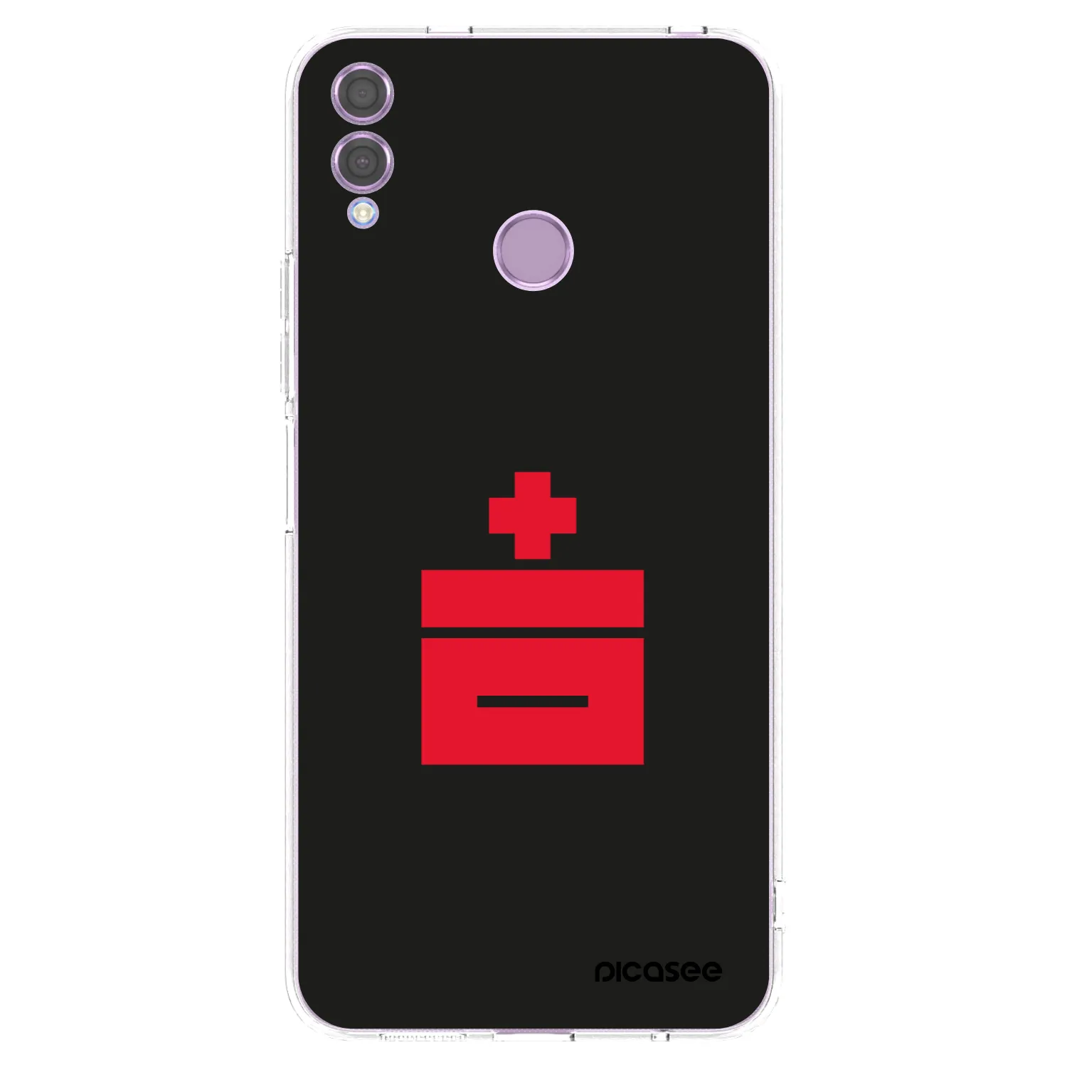 Picasee silikonový průhledný obal pro Honor 8X - Le Plastenciaga