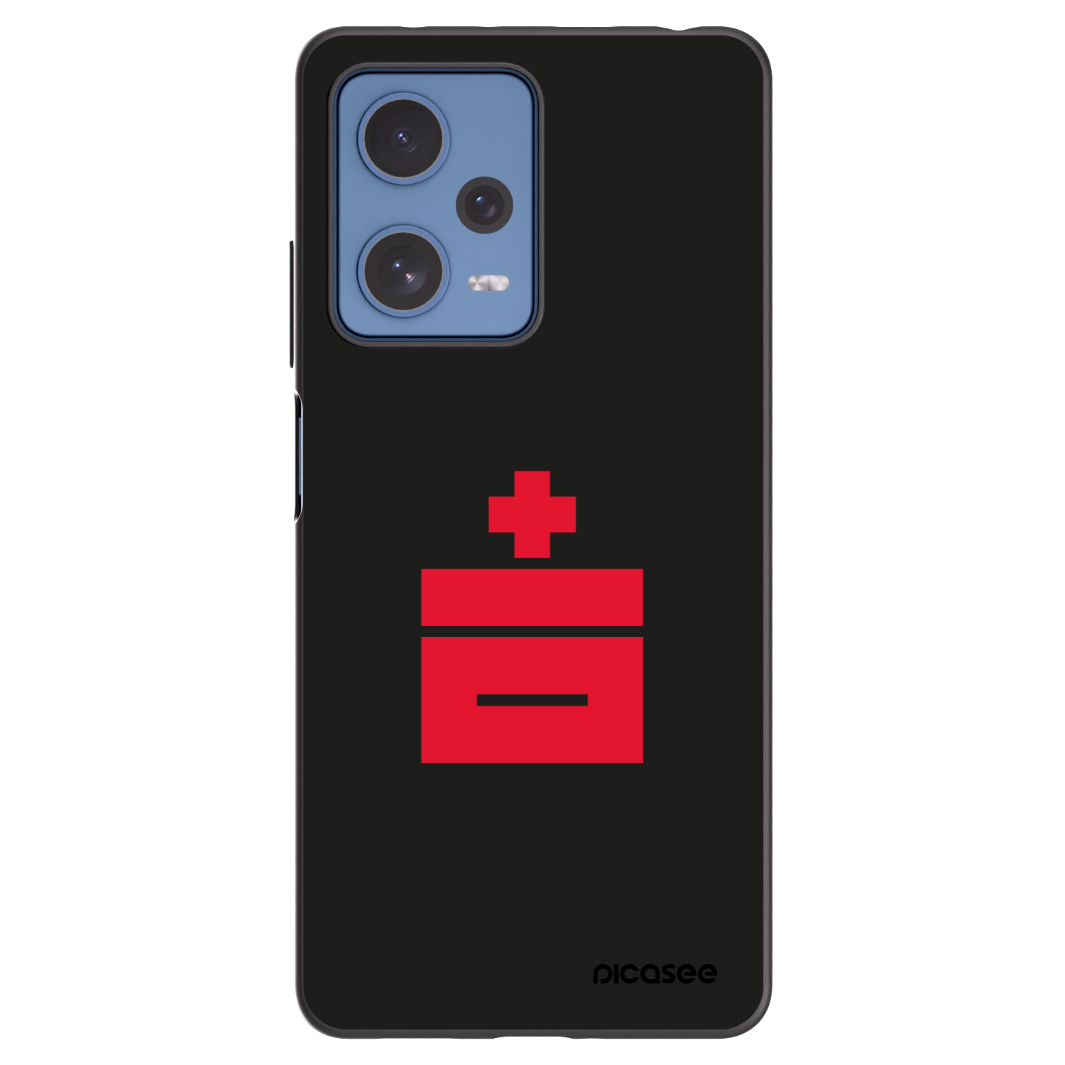 Picasee silikonový černý obal pro Xiaomi Redmi Note 12 Pro 5G - Le Plastenciaga