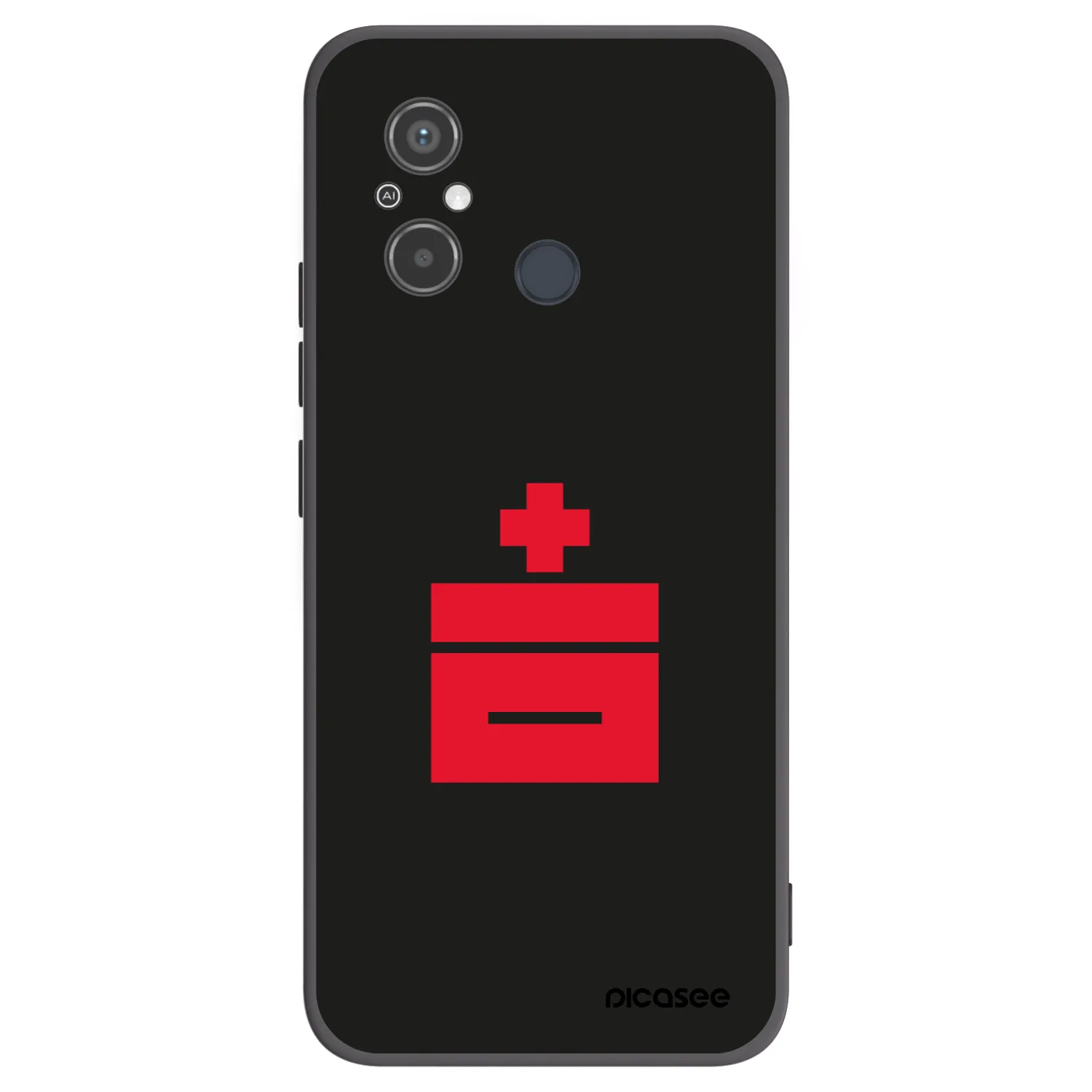 Picasee silikonový černý obal pro Xiaomi Redmi 12C - Le Plastenciaga