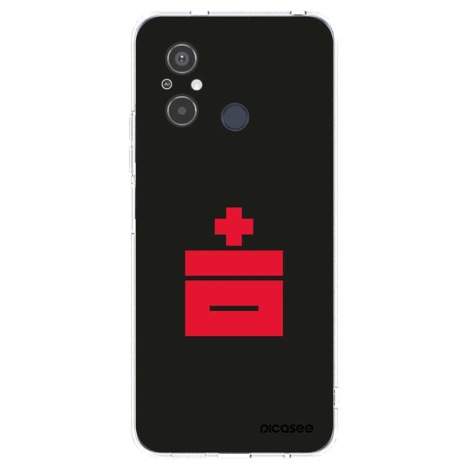 Picasee silikonový průhledný obal pro Xiaomi Redmi 12C - Le Plastenciaga