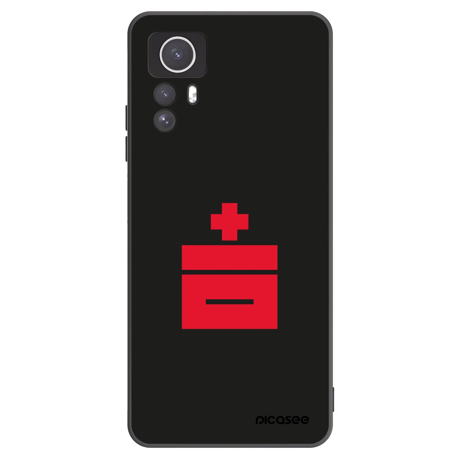 Picasee silikonový černý obal pro Xiaomi Redmi Note 12S - Le Plastenciaga