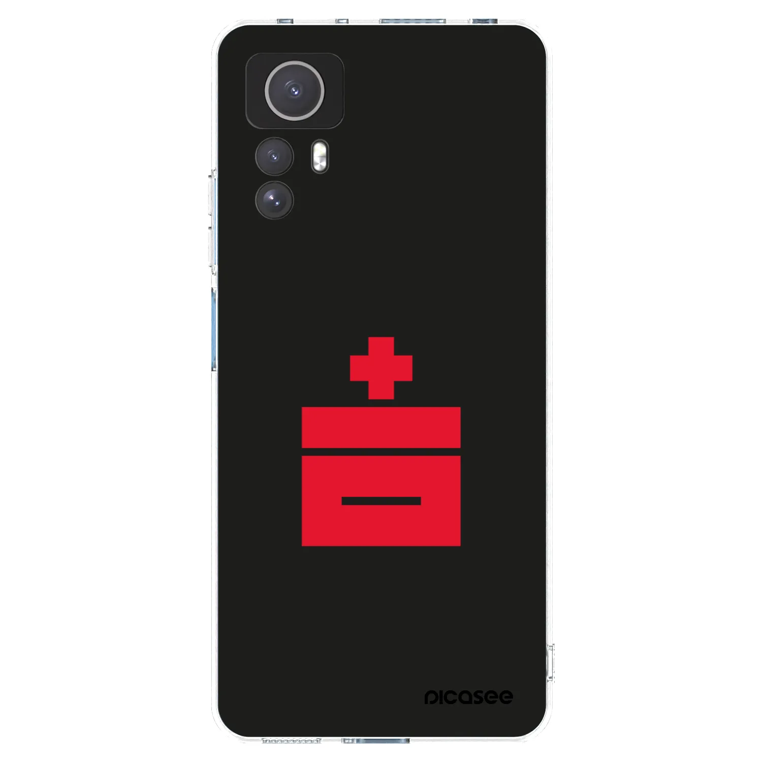 Picasee silikonový průhledný obal pro Xiaomi Redmi Note 12S - Le Plastenciaga