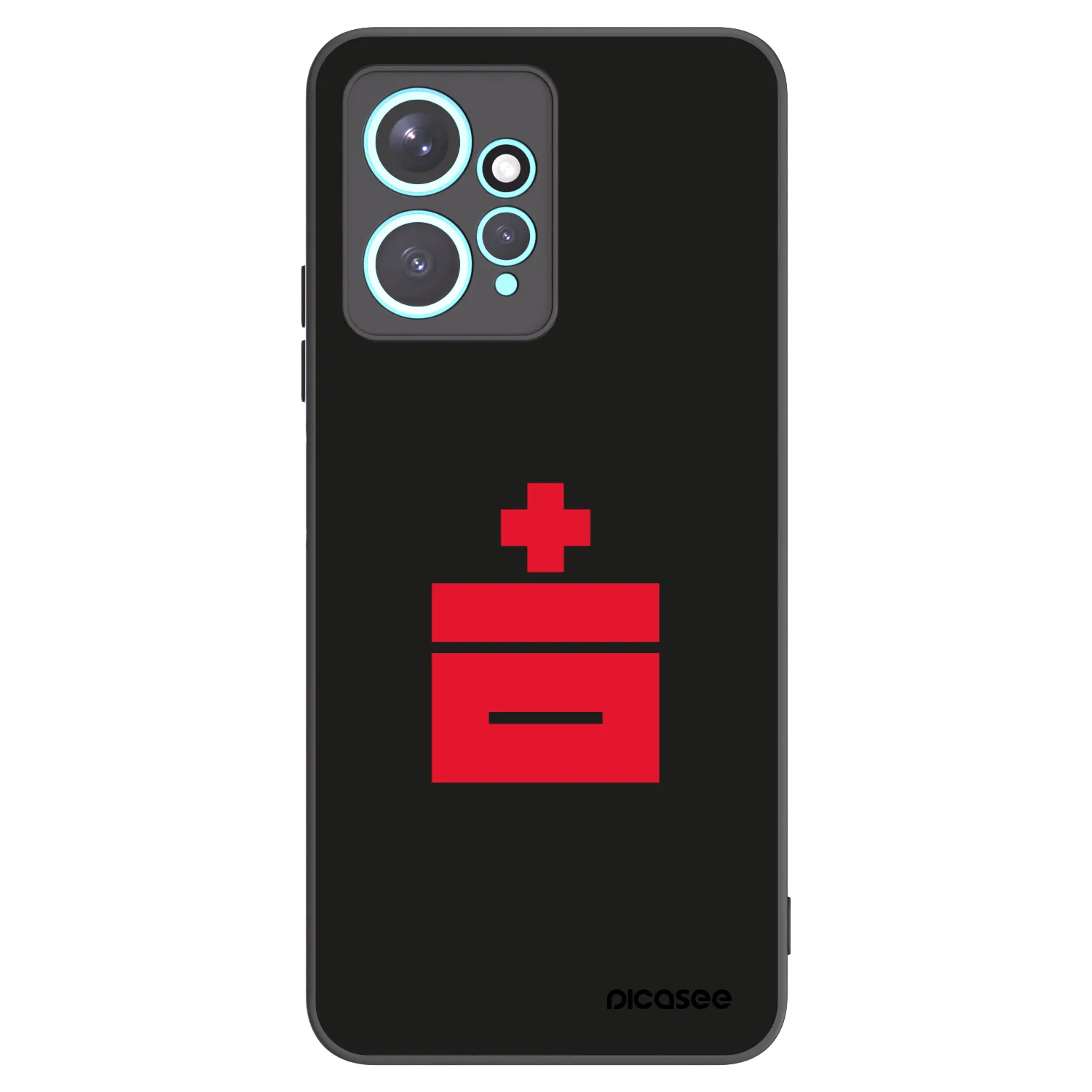 Picasee silikonový černý obal pro Xiaomi Redmi Note 12 4G - Le Plastenciaga
