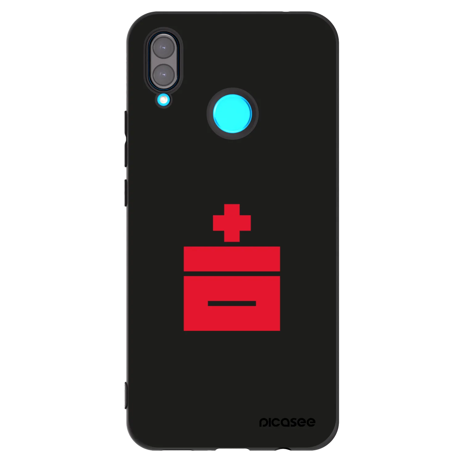 Picasee silikonový černý obal pro Huawei Nova 3i - Le Plastenciaga