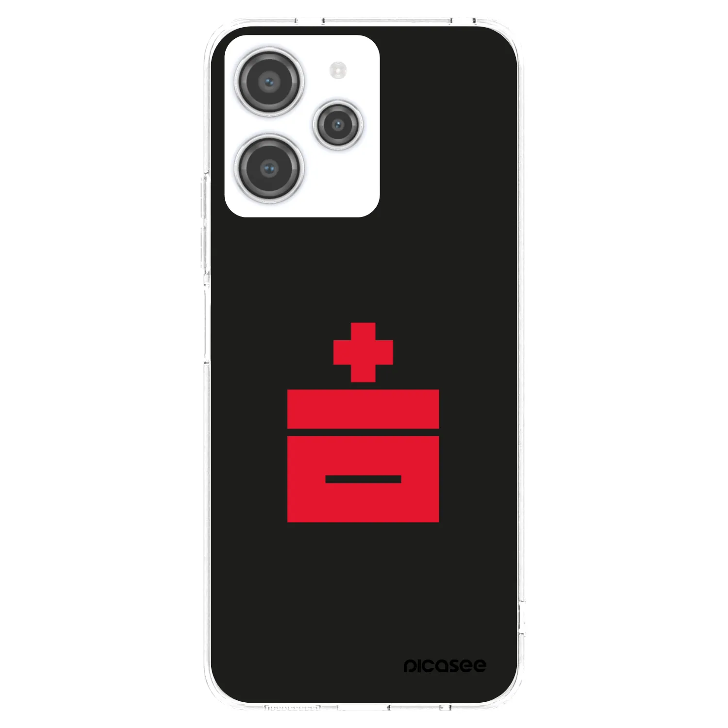 Picasee silikonový průhledný obal pro Xiaomi Redmi 12 4G - Le Plastenciaga
