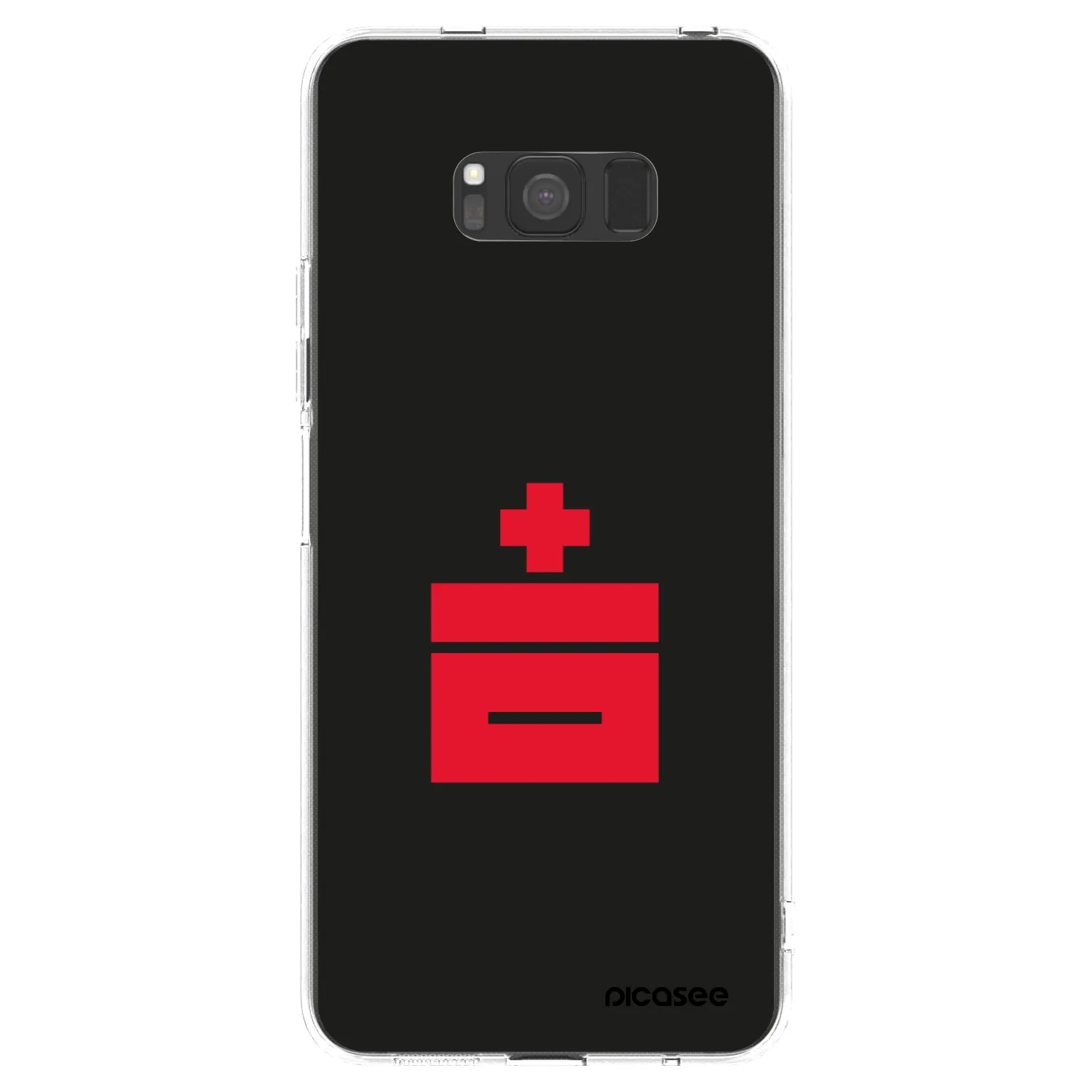 Picasee silikonový průhledný obal pro Samsung Galaxy S8 G950F - Le Plastenciaga