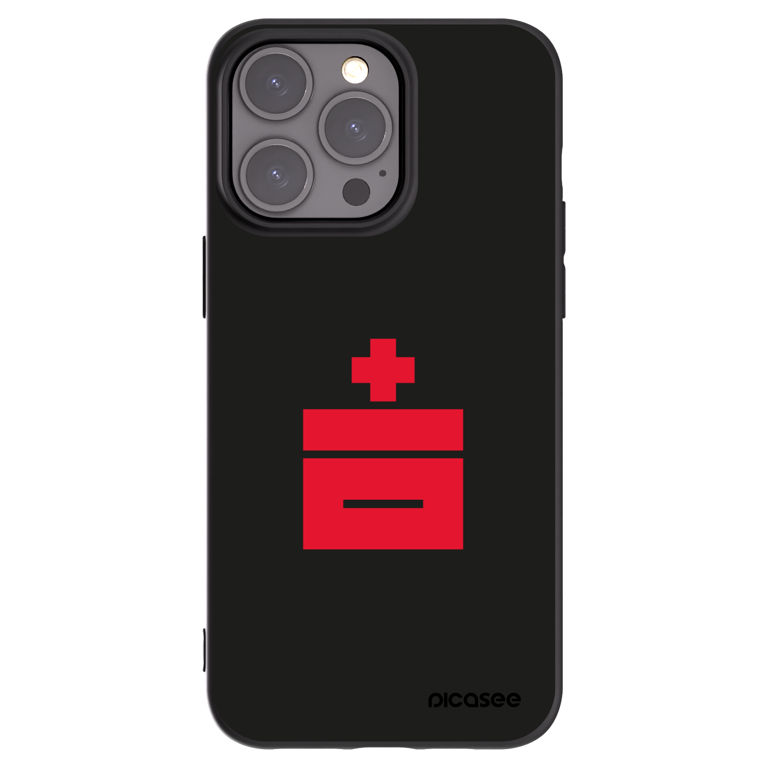 Picasee silikonový černý obal pro Apple iPhone 15 Pro Max - Le Plastenciaga