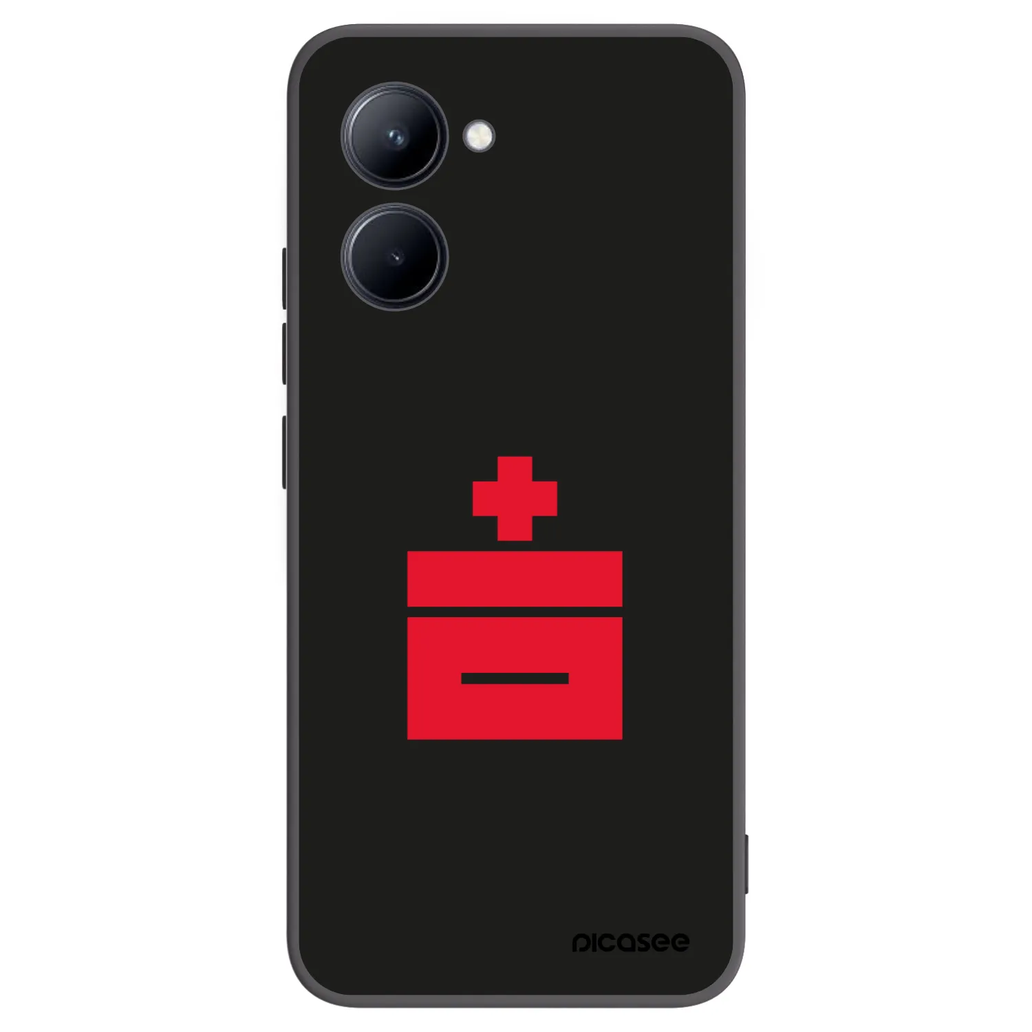 Picasee silikonový černý obal pro Realme C33 (2023) - Le Plastenciaga