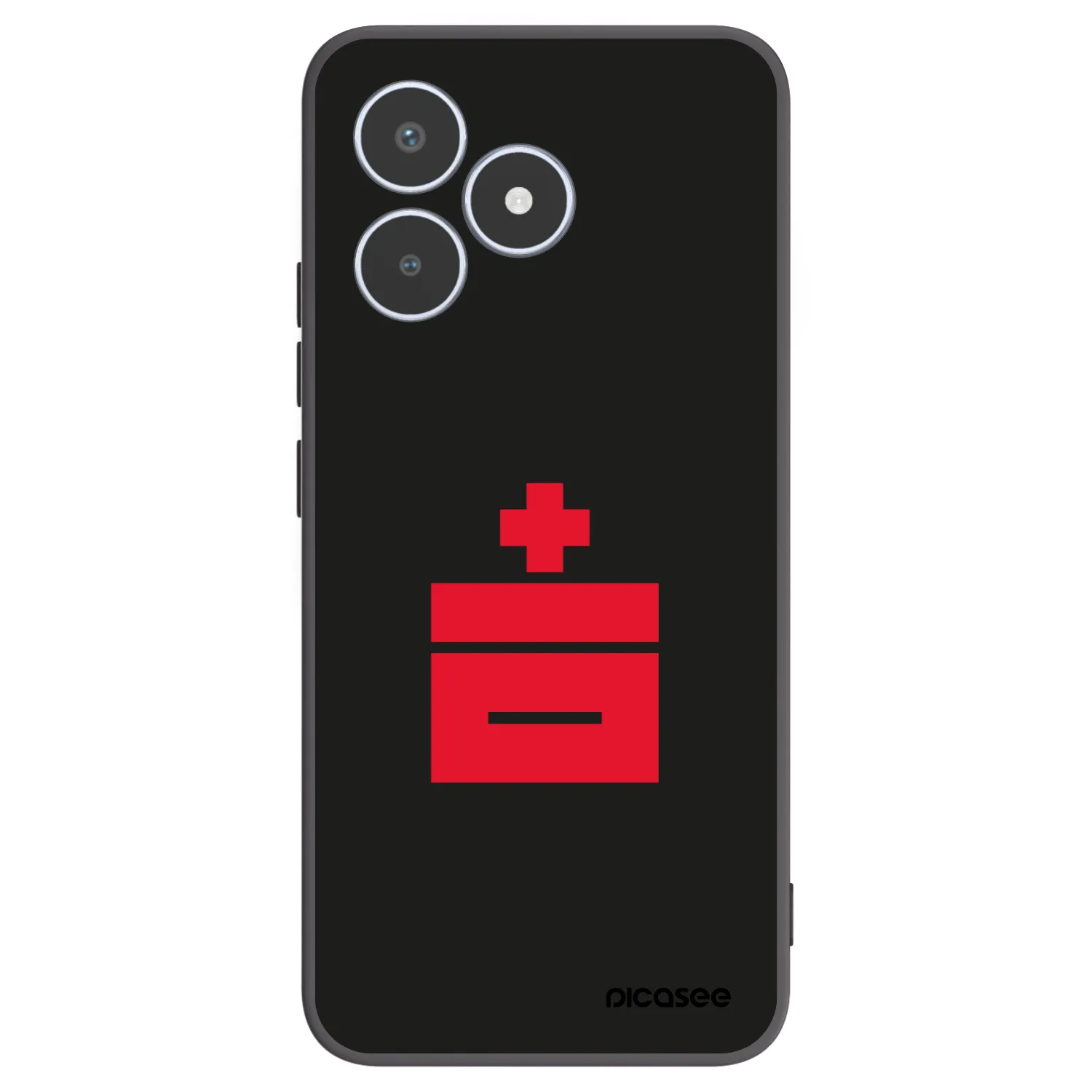 Picasee silikonový černý obal pro Realme C53 - Le Plastenciaga