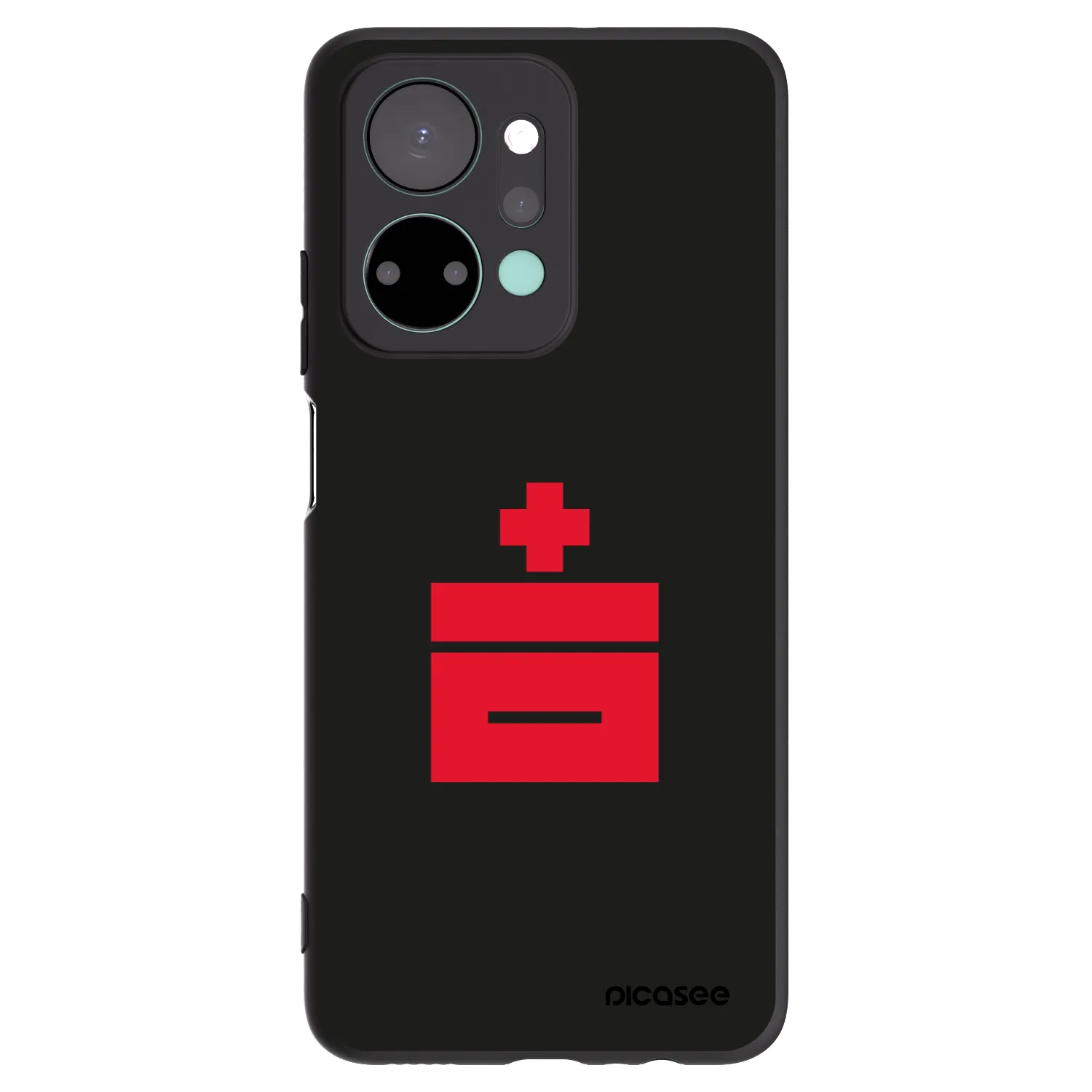 Picasee silikonový černý obal pro Honor X7a - Le Plastenciaga