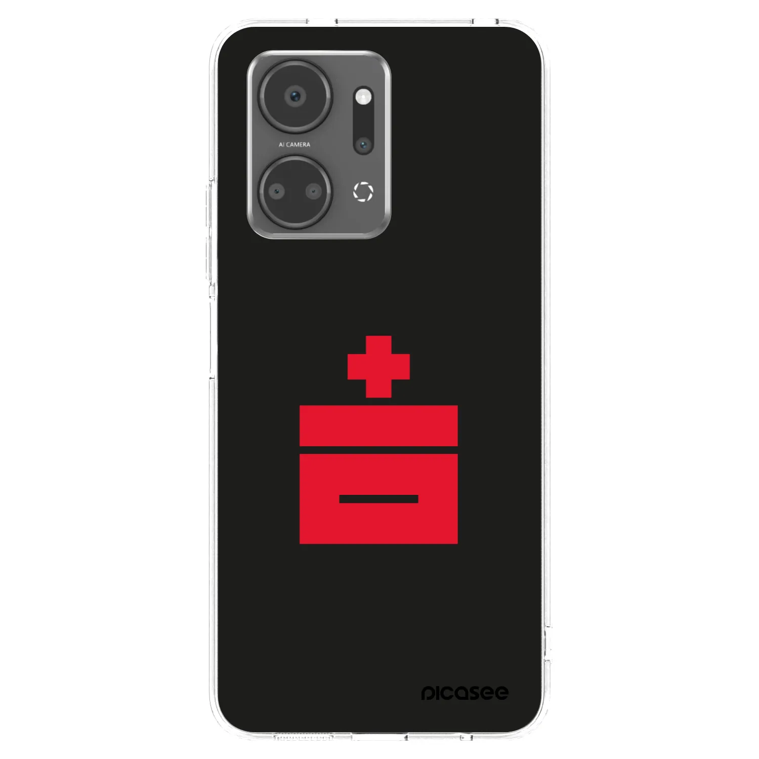 Picasee silikonový průhledný obal pro Honor X7a - Le Plastenciaga