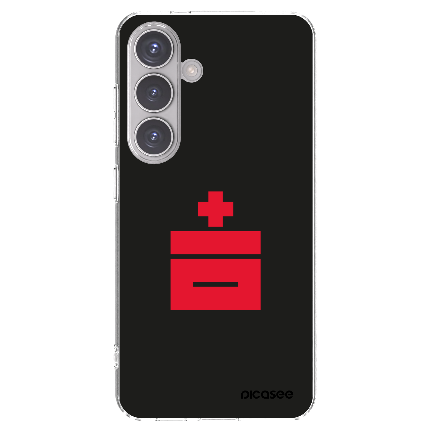 Picasee silikonový průhledný obal pro Samsung Galaxy S24 S921B 5G - Le Plastenciaga