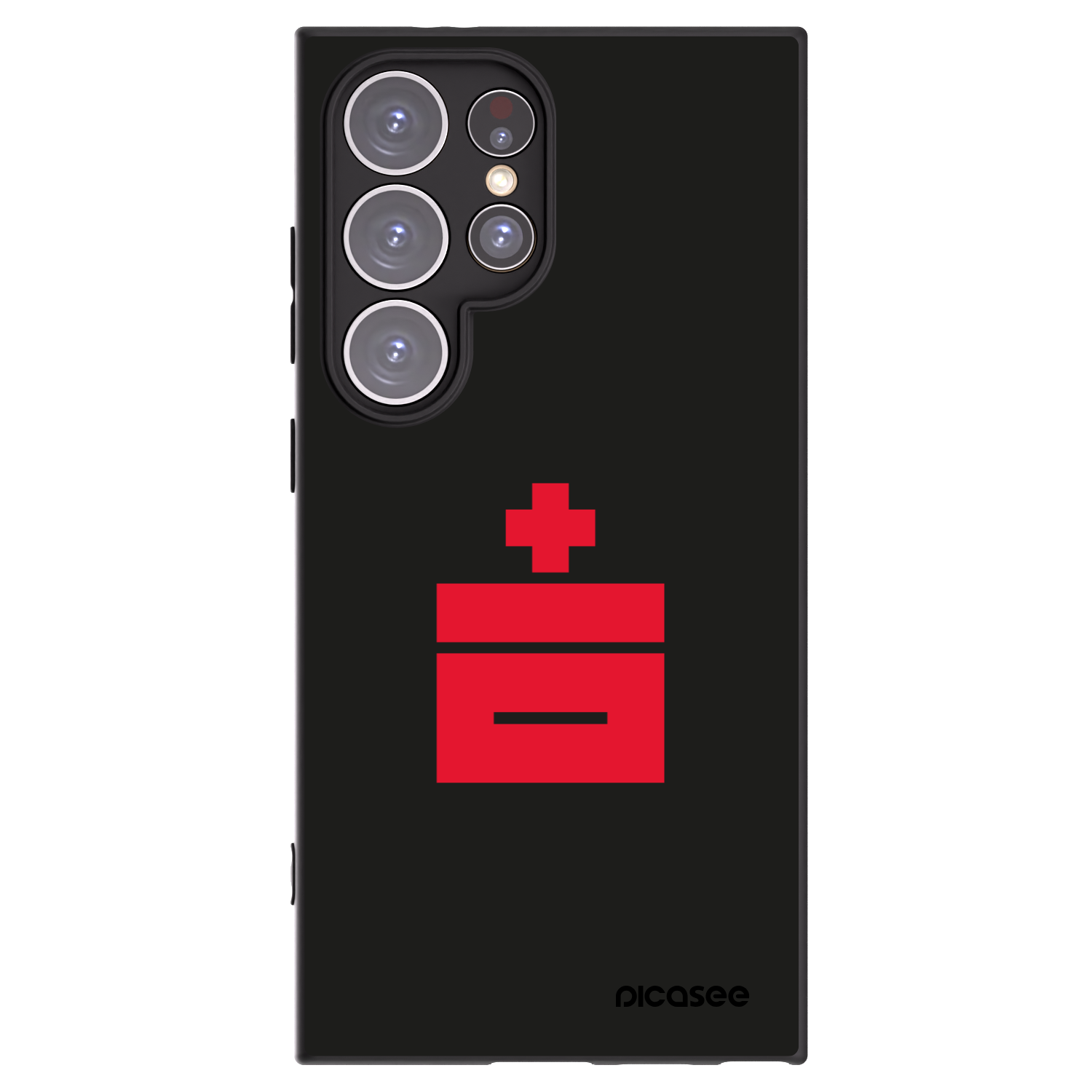 Picasee silikonový černý obal pro Samsung Galaxy S24 Ultra S928B 5G - Le Plastenciaga