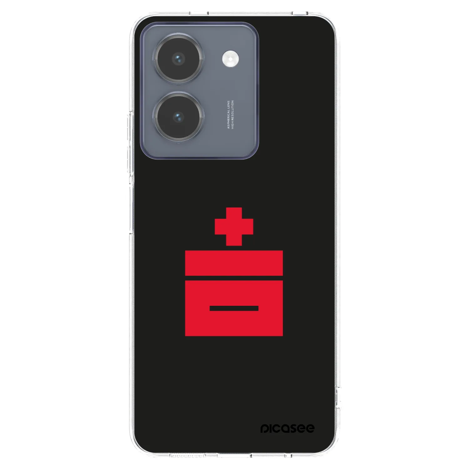 Picasee silikonový průhledný obal pro Vivo Y36 4G - Le Plastenciaga