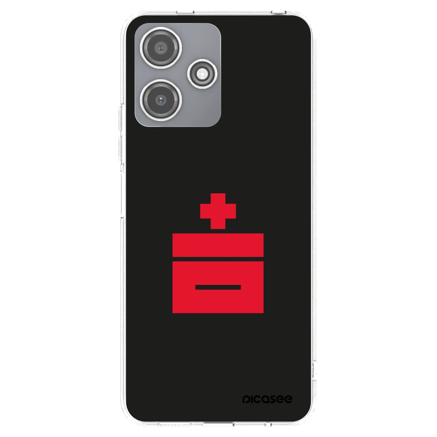 Picasee silikonový průhledný obal pro Xiaomi Redmi 12 5G - Le Plastenciaga