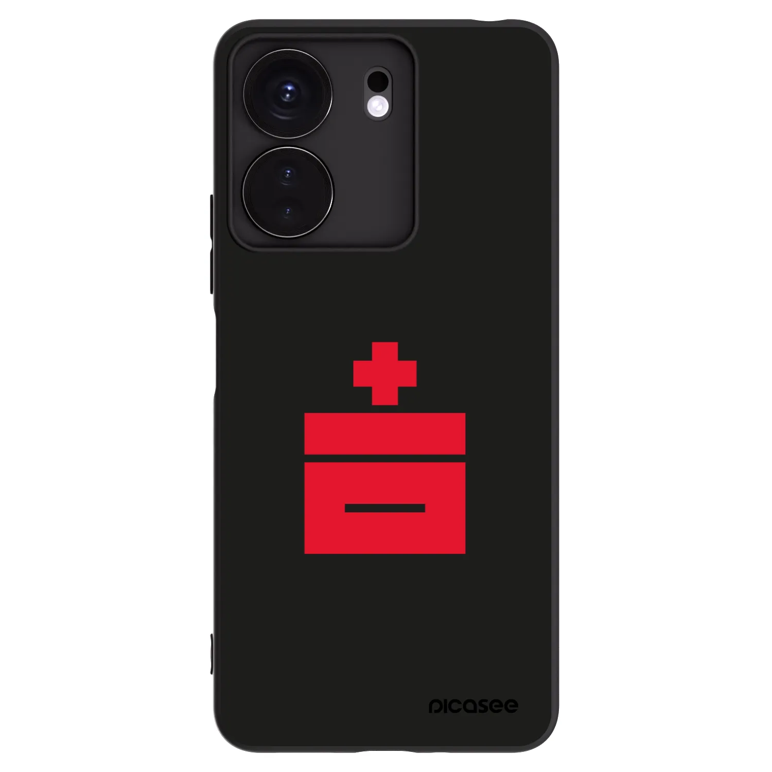 Picasee silikonový černý obal pro Xiaomi Redmi 13C 4G - Le Plastenciaga