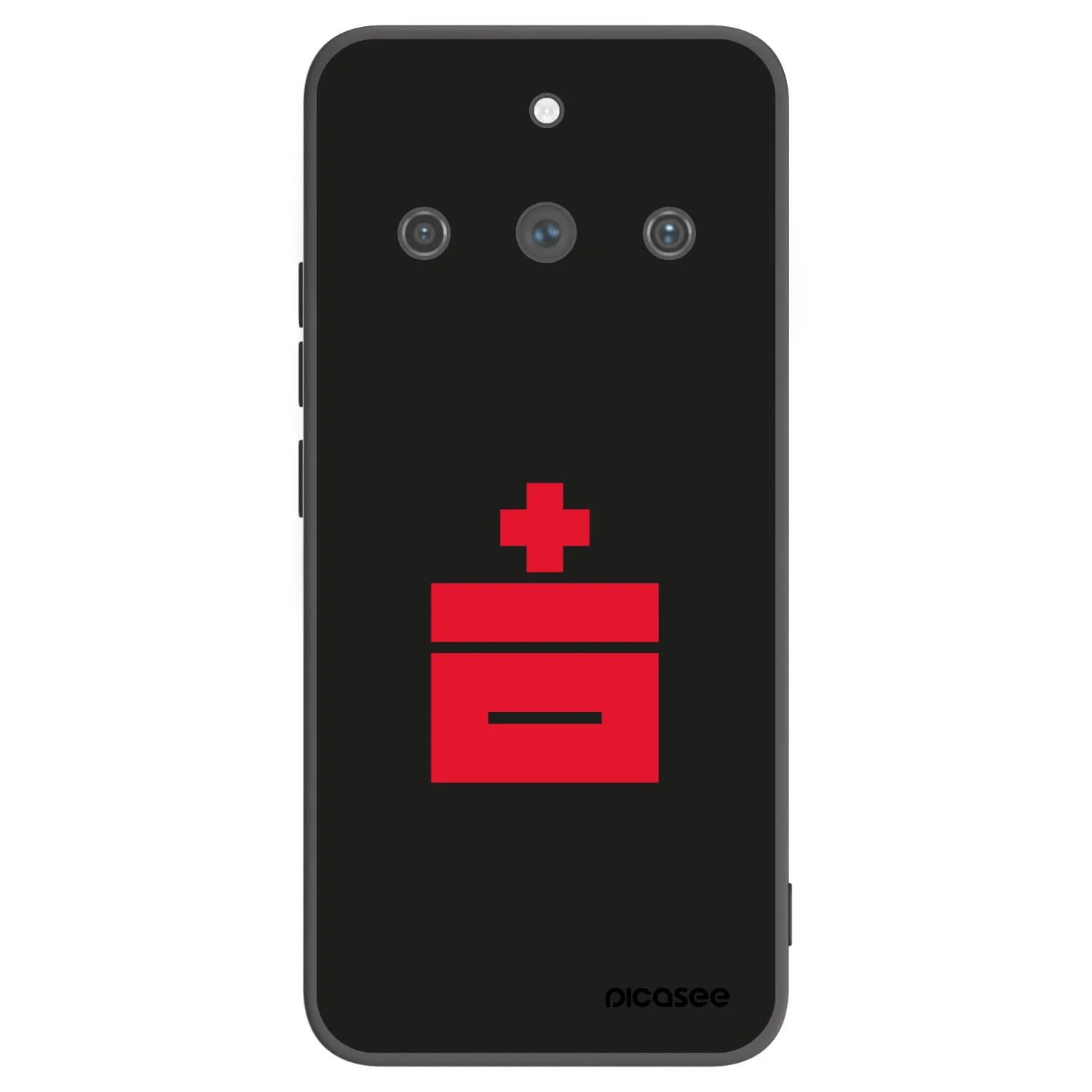 Picasee silikonový černý obal pro Realme 11 Pro+ - Le Plastenciaga