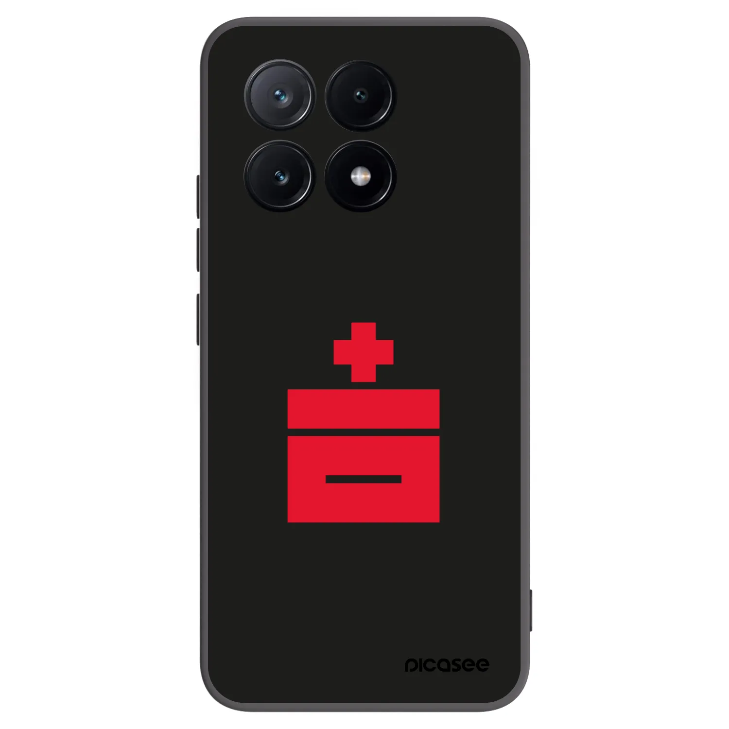 Picasee silikonový černý obal pro Xiaomi Poco X6 Pro - Le Plastenciaga