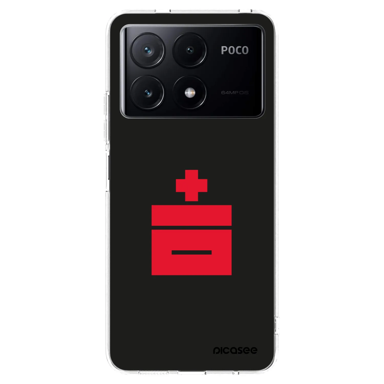 Picasee silikonový průhledný obal pro Xiaomi Poco X6 Pro - Le Plastenciaga