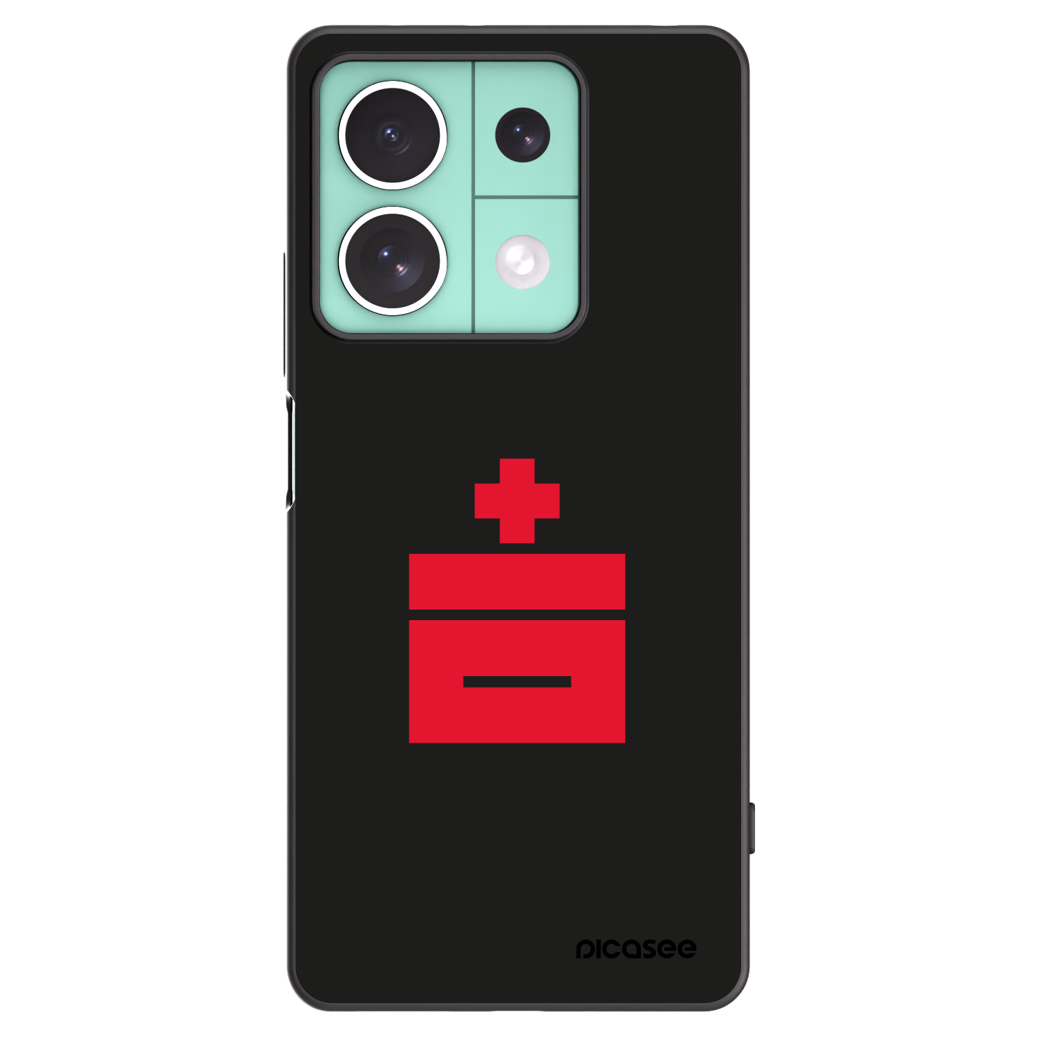 Picasee silikonový černý obal pro Xiaomi Redmi Note 13 5G - Le Plastenciaga