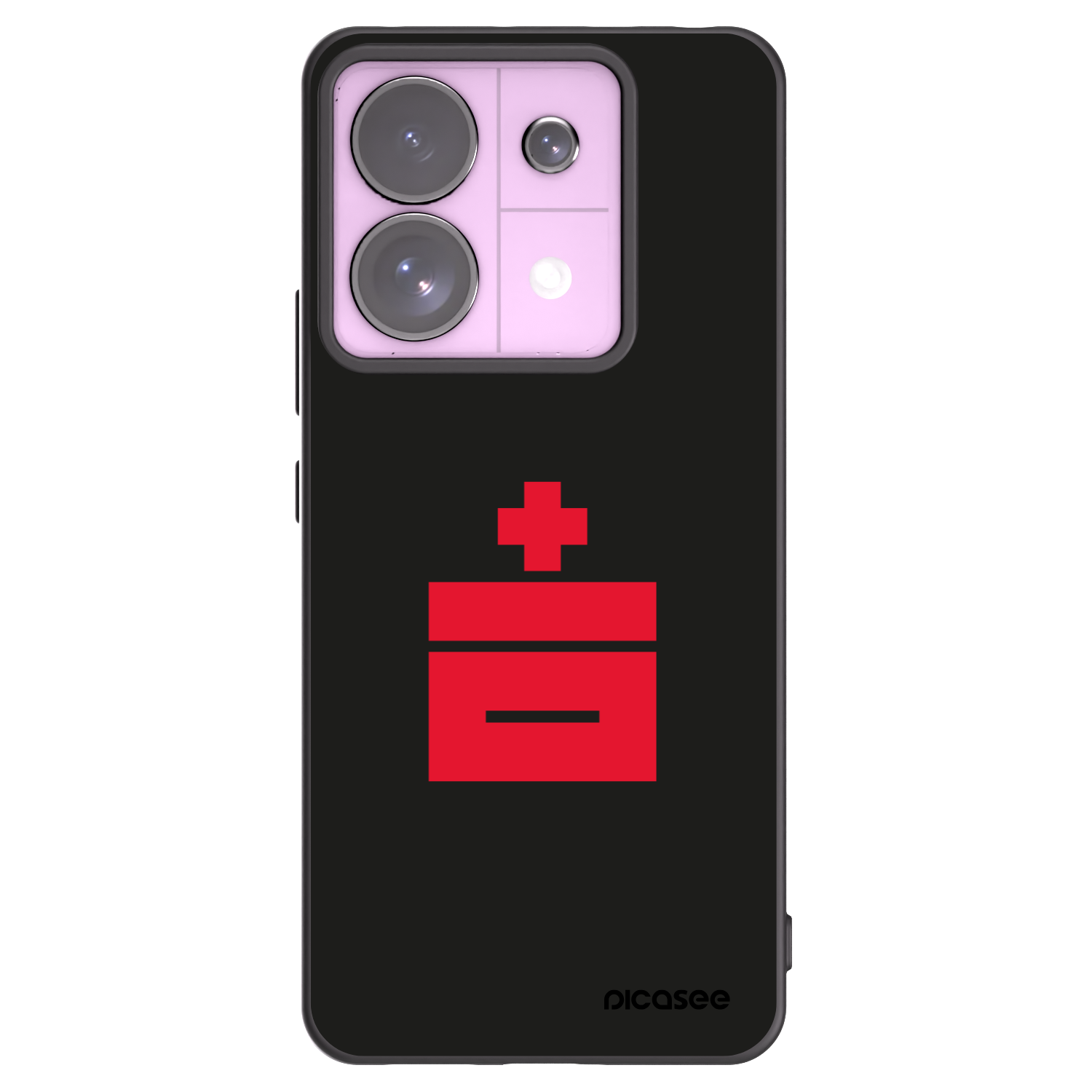 Picasee silikonový černý obal pro Xiaomi Redmi Note 13 Pro 5G - Le Plastenciaga