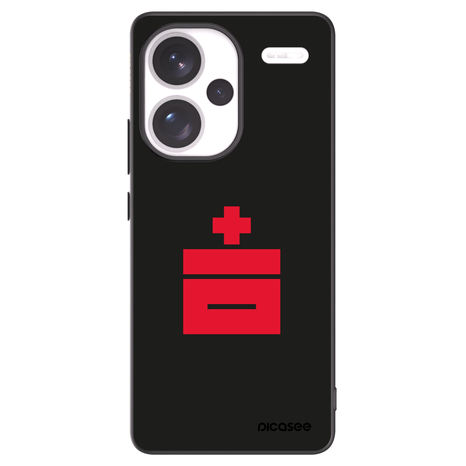 Picasee silikonový černý obal pro Xiaomi Redmi Note 13 Pro+ 5G - Le Plastenciaga