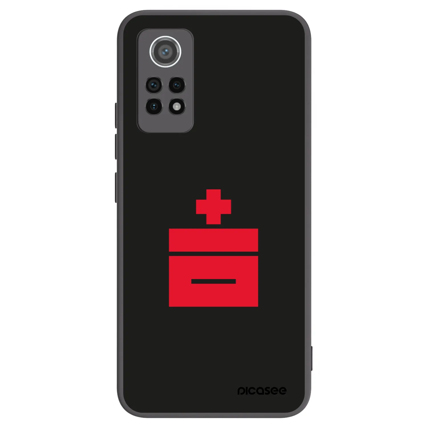 Picasee silikonový černý obal pro Xiaomi Redmi Note 12 Pro 4G - Le Plastenciaga