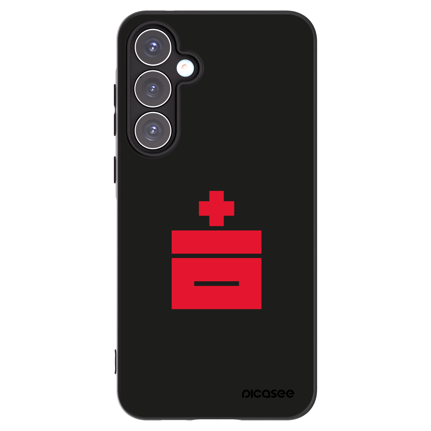 Picasee silikonový černý obal pro Samsung Galaxy A55 5G A556B - Le Plastenciaga