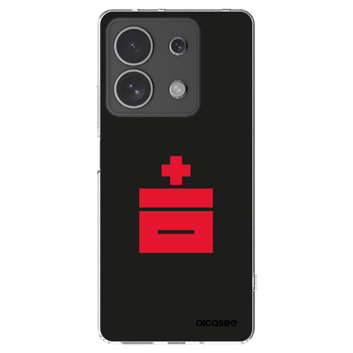 Picasee silikonový průhledný obal pro Xiaomi Redmi Note 13 4G - Le Plastenciaga