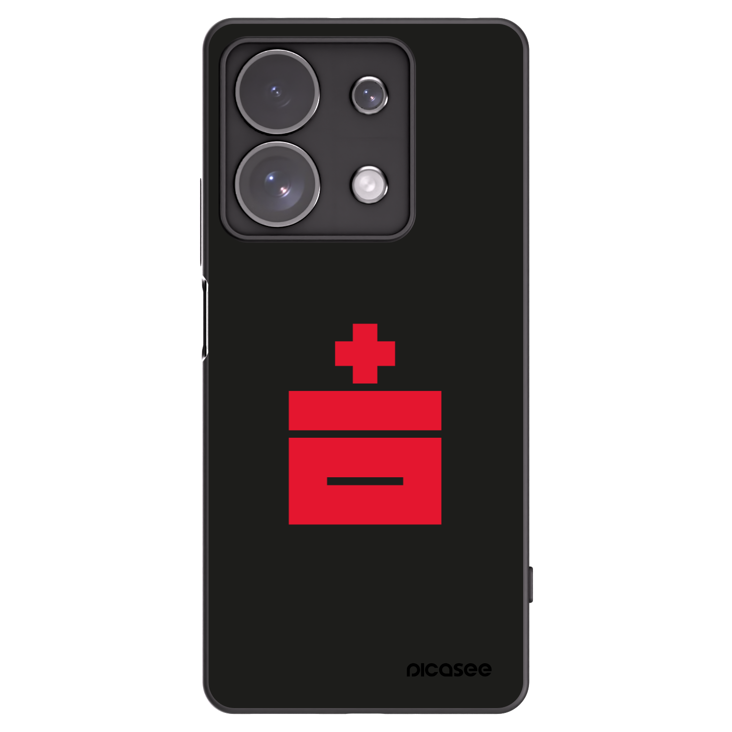 Picasee silikonový černý obal pro Xiaomi Redmi Note 13 Pro 4G - Le Plastenciaga