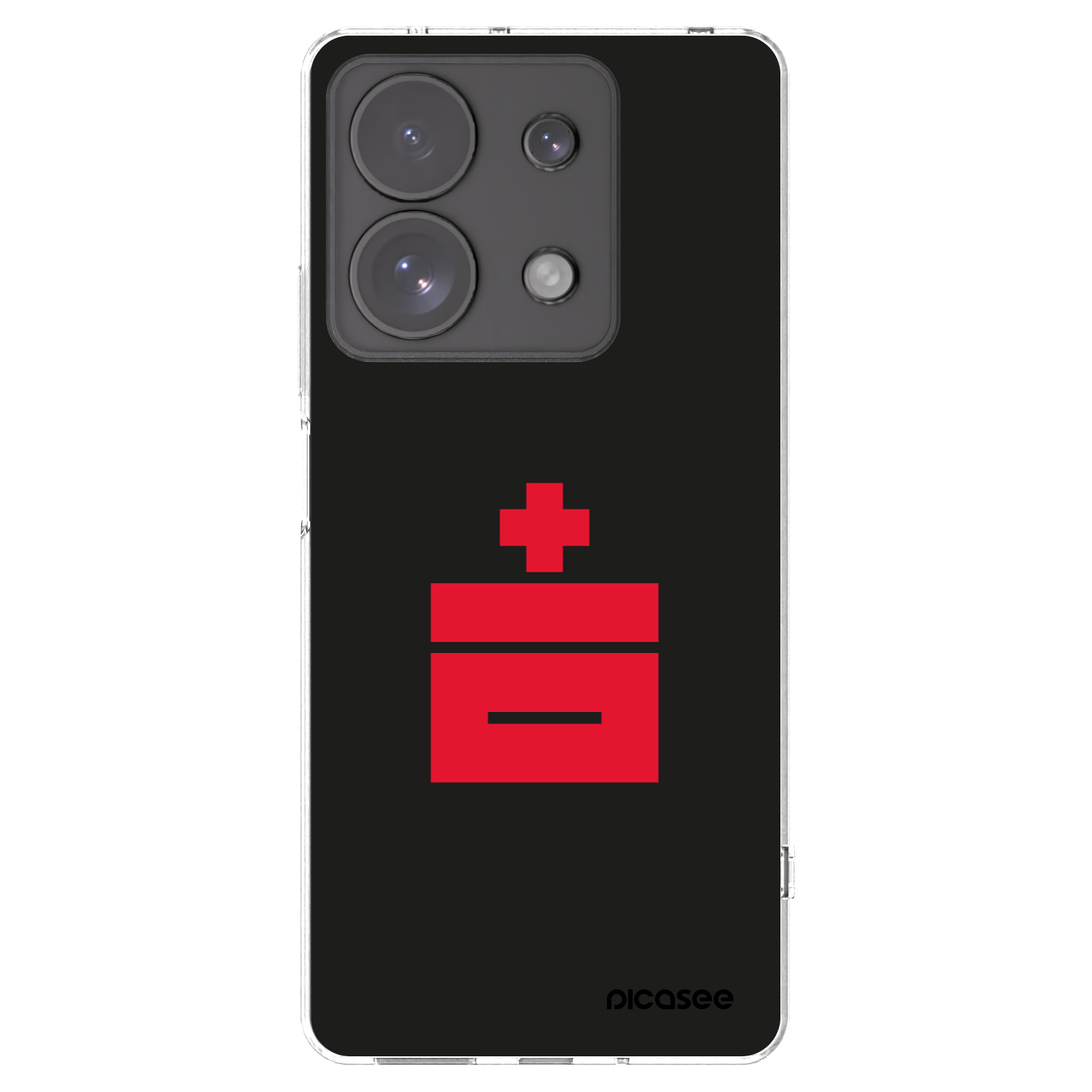 Picasee silikonový průhledný obal pro Xiaomi Redmi Note 13 Pro 4G - Le Plastenciaga
