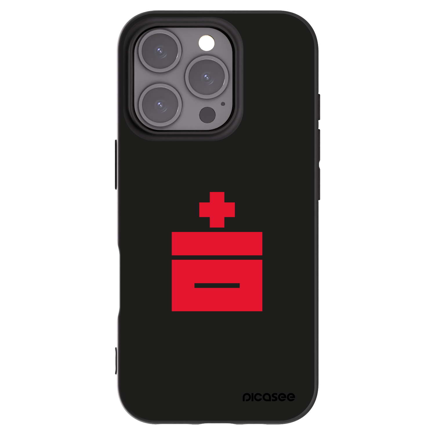 Picasee silikonový černý obal pro Apple iPhone 16 Pro - Le Plastenciaga